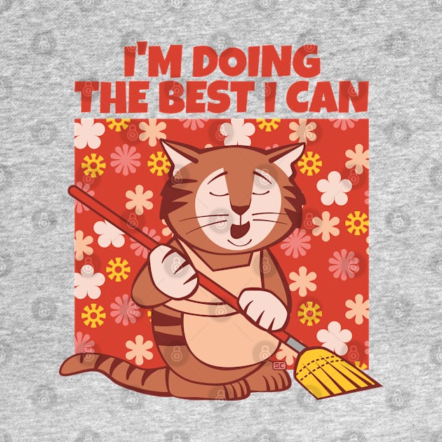 Doing the Best I Can Cat by Sue Cervenka